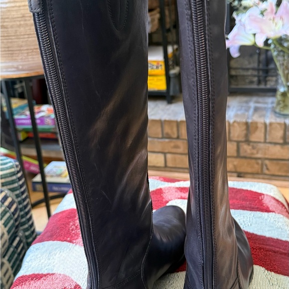 Sam Edelman Navy Leather Riding Boot - Picture 5 of 6